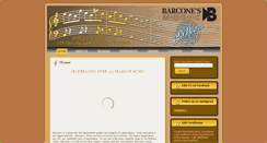 Desktop Screenshot of barconesmusiconline.com